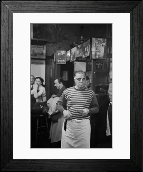Framed Print : New York Bar Scene Framed Print : New York Bar Scene