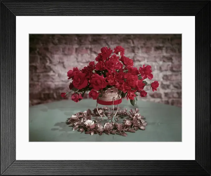 Framed Print : Red Flower Arrangement Framed Print : Red Flower Arrangement