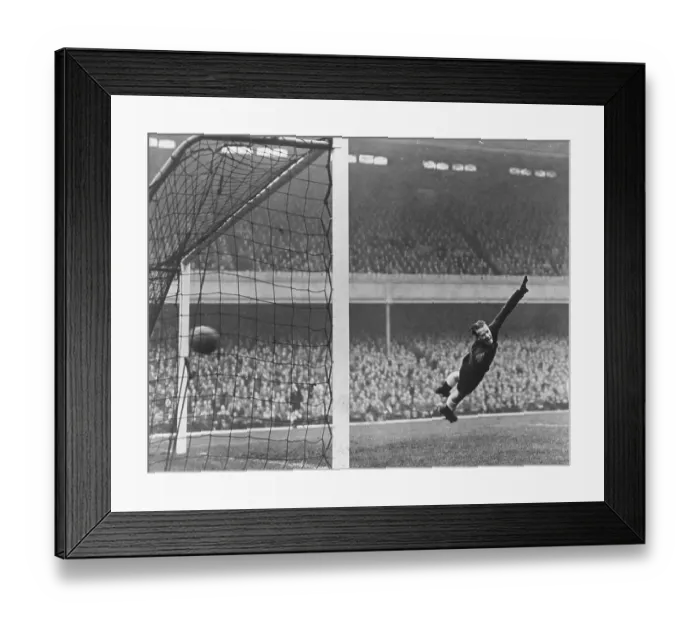 Framed Print : Goal. 1st December 1951: A goal is scored in the game between Arsenal Framed Print : Goal. 1st December 1951: A goal is scored in the game between Arsenal