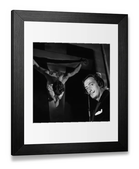 Framed Print : Dali And Christ Framed Print : Dali And Christ