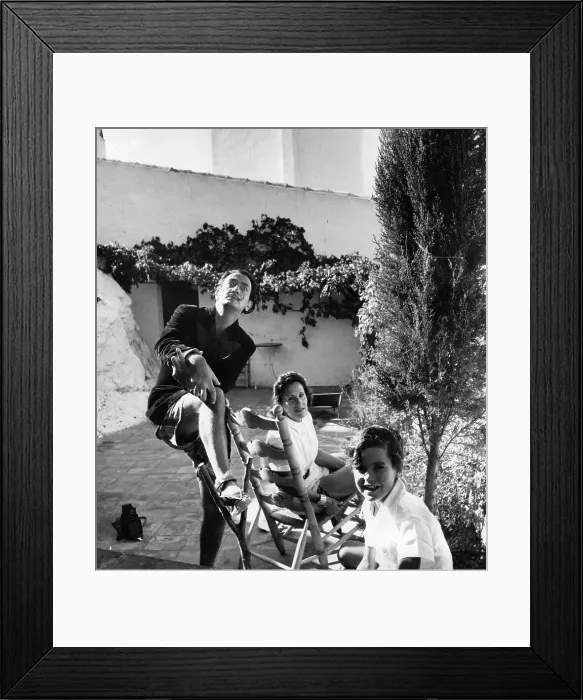 Framed Print : Relaxing With Dali Framed Print : Relaxing With Dali