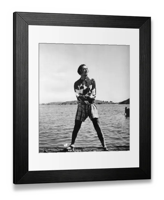 Framed Print : Neat Dali. Spanish surrealist artist Salvador Dali Framed Print : Neat Dali. Spanish surrealist artist Salvador Dali