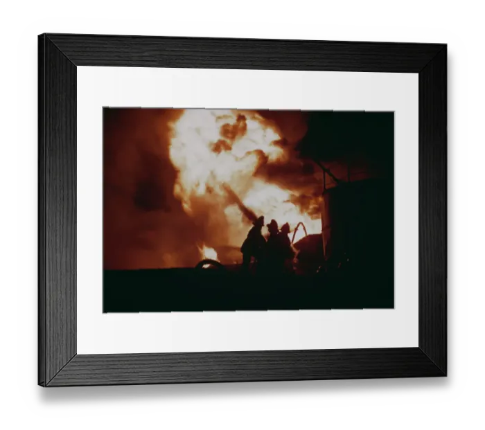 Framed Print : Inferno At Avonmouth Framed Print : Inferno At Avonmouth
