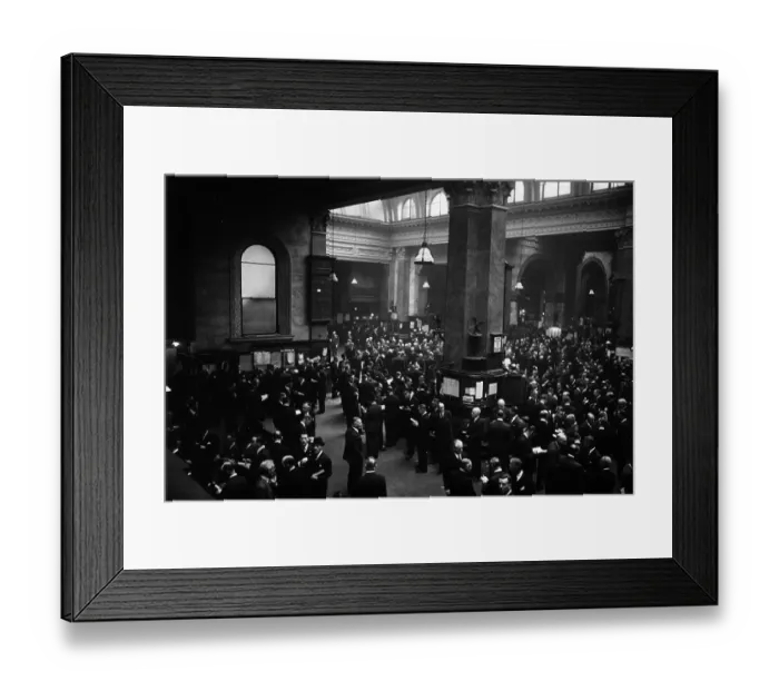 Framed Print : Stock Exchange Framed Print : Stock Exchange