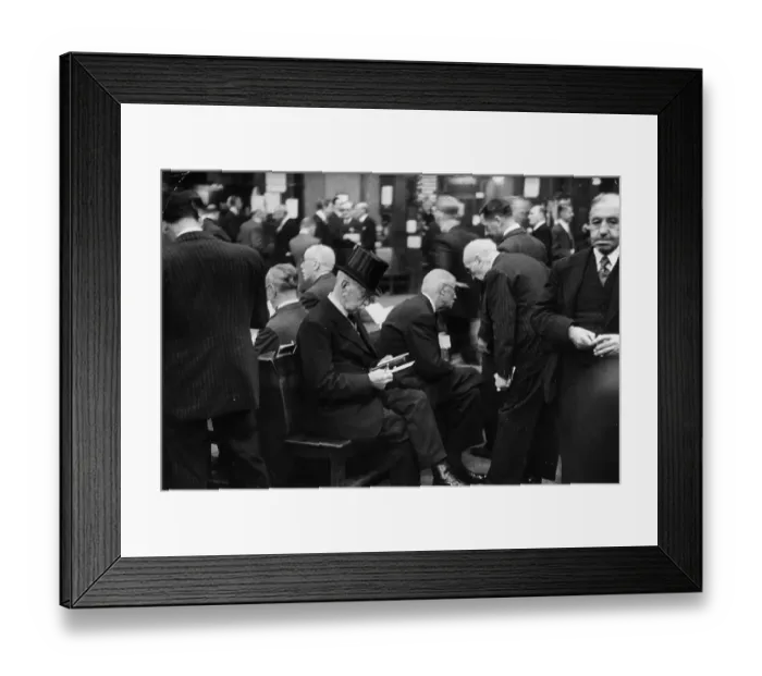 Framed Print : Busy Brokers Framed Print : Busy Brokers