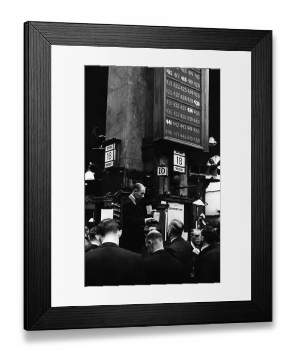 Framed Print : Stock Exchange Framed Print : Stock Exchange