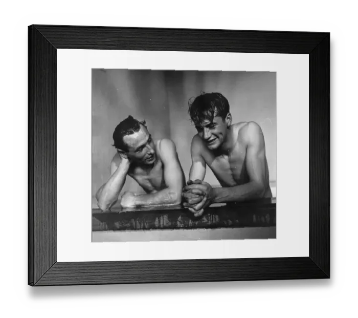 Framed Print : Chat In The Bath Framed Print : Chat In The Bath