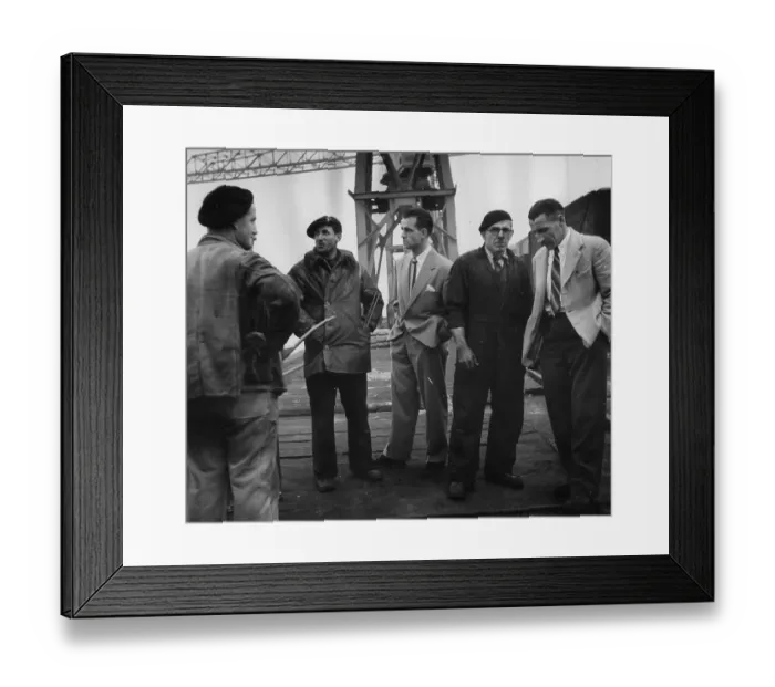 Framed Print : Teesside Dockers Framed Print : Teesside Dockers