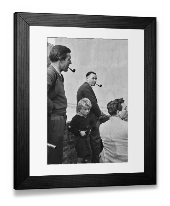 Framed Print : Hunted. English film director Charles Crichton 