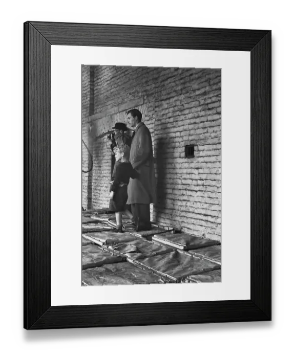 Framed Print : Hunted. Scottish child actor Jon Whiteley during production of Charles Crichton's drama Framed Print : Hunted. Scottish child actor Jon Whiteley during production of Charles Crichton's drama