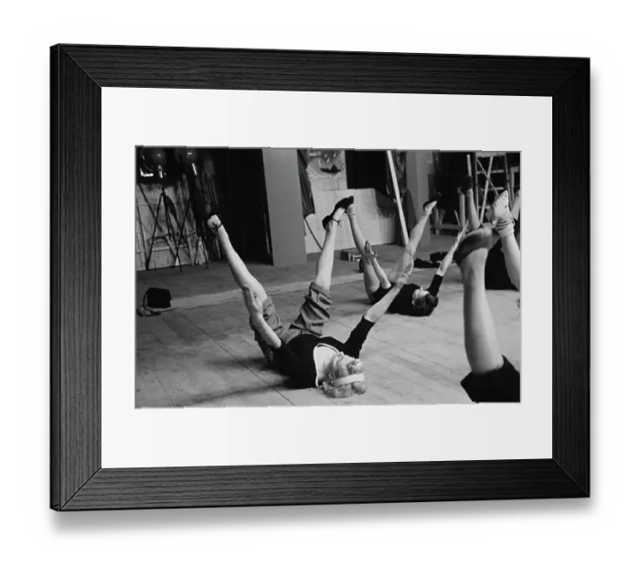 Framed Print : Bluebell Girls Rehearse In Milan Framed Print : Bluebell Girls Rehearse In Milan