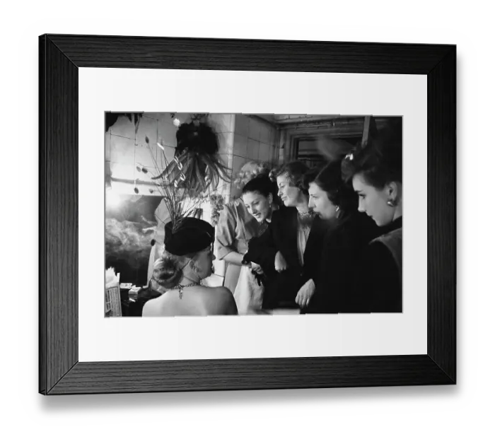 Framed Print : Bluebell Girls Backstage At The Lido Framed Print : Bluebell Girls Backstage At The Lido