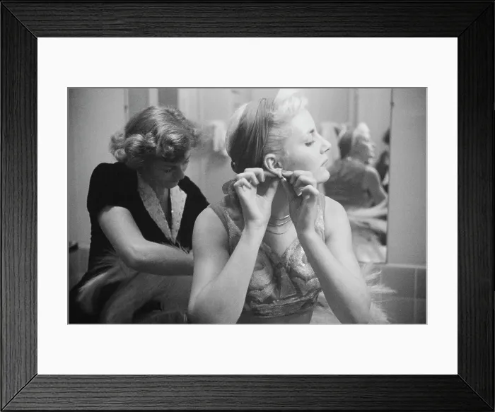 Framed Print : Bluebell Girls Backstage Framed Print : Bluebell Girls Backstage