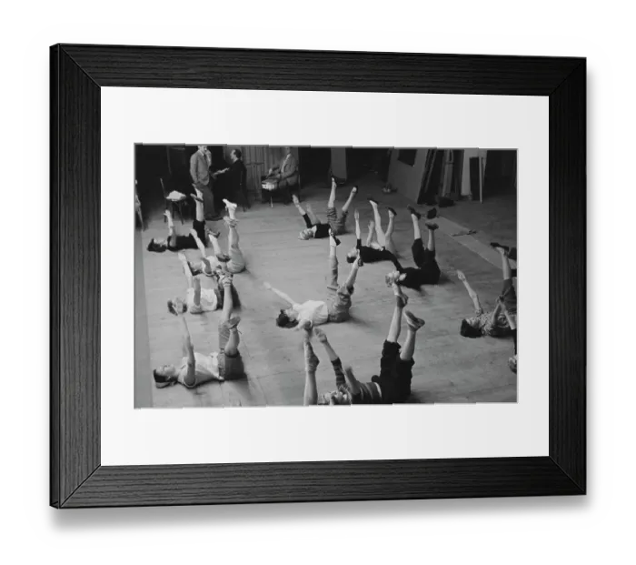 Framed Print : Bluebell Girls Rehearse In Milan Framed Print : Bluebell Girls Rehearse In Milan