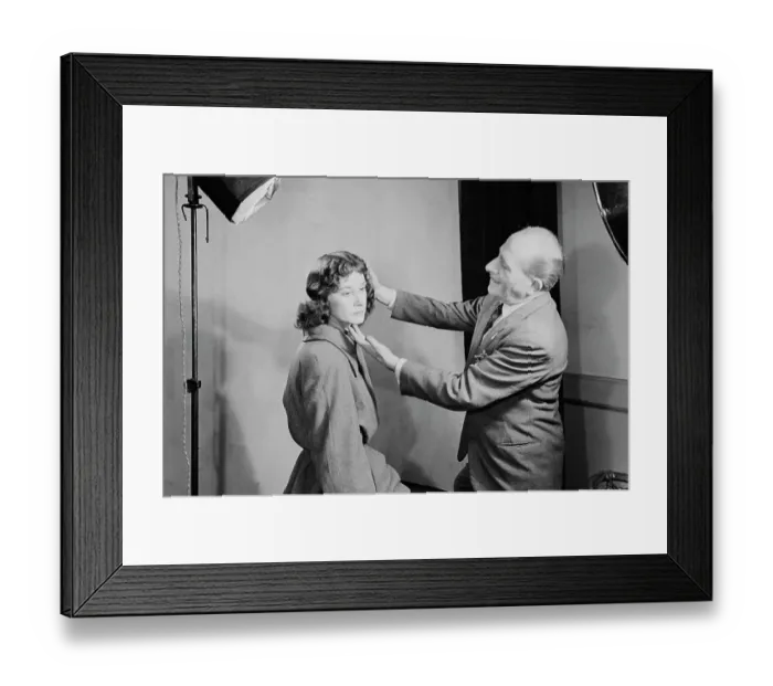 Framed Print : Work Permit Photo For Bluebell Girl Framed Print : Work Permit Photo For Bluebell Girl