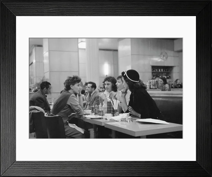 Framed Print : Bluebell Girls Dine Out In Paris Framed Print : Bluebell Girls Dine Out In Paris