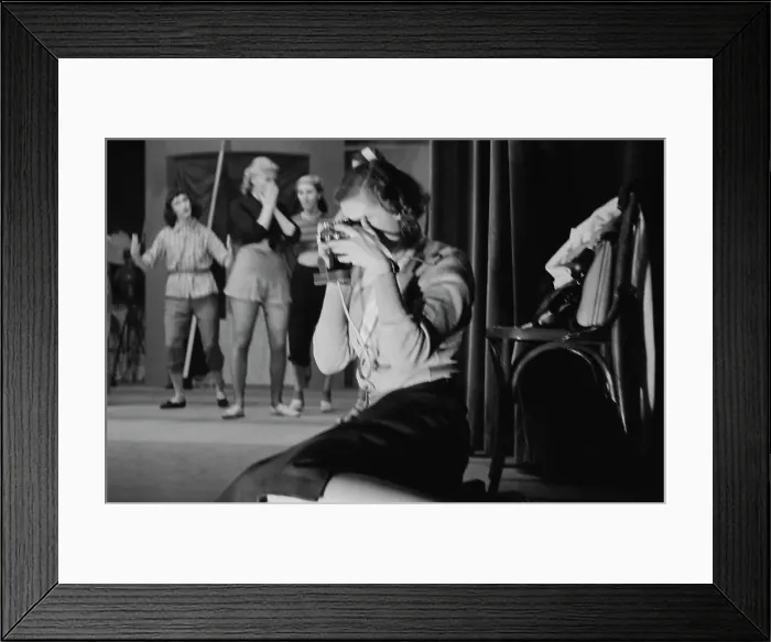 Framed Print : Picture Post photographer At Work Framed Print : Picture Post photographer At Work