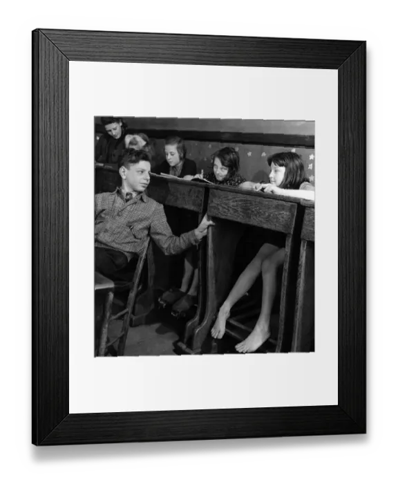 Framed Print : School Days