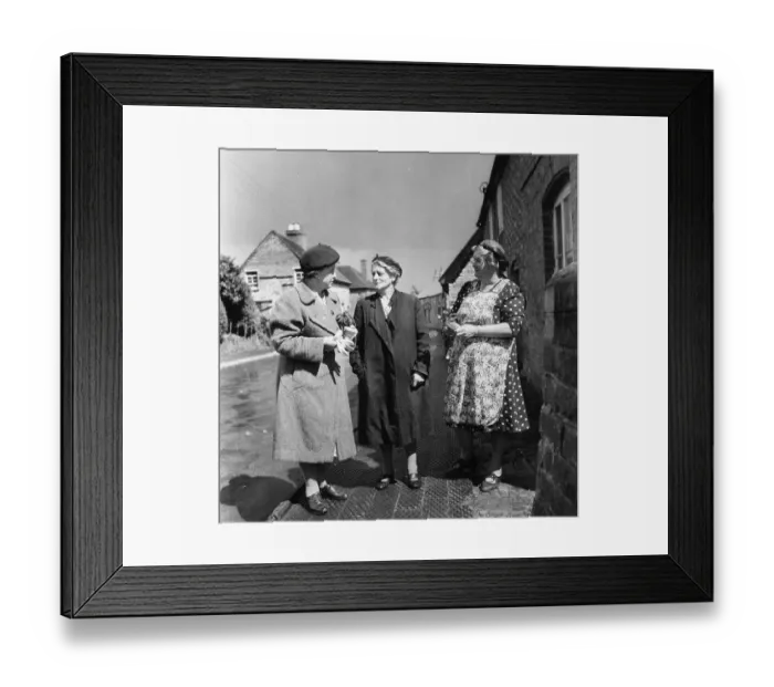 Framed Print : Street Chat Framed Print : Street Chat