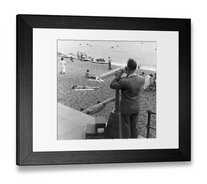 Framed Print : Seaside Voyeur Framed Print : Seaside Voyeur