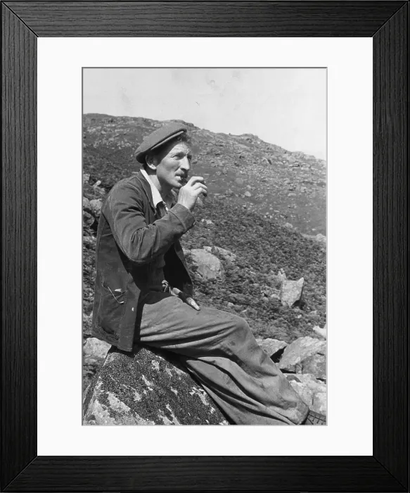 Framed Print : Welsh Shepherd Framed Print : Welsh Shepherd
