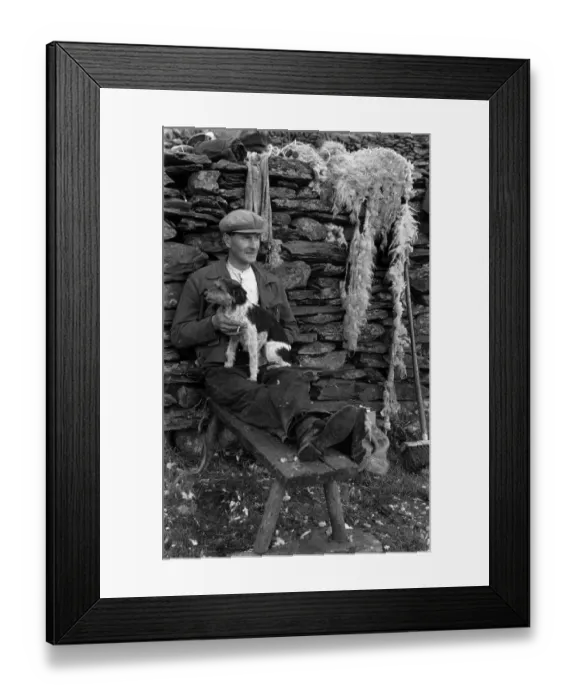Framed Print : Sheep Farmer Framed Print : Sheep Farmer