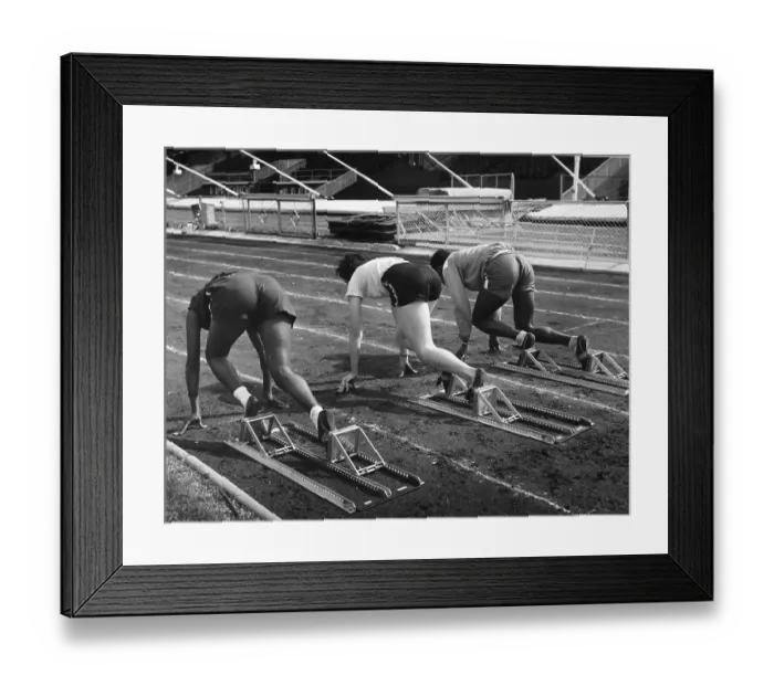 Framed Print : Block Start Framed Print : Block Start
