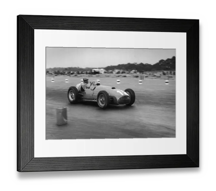 Framed Print : Gonzalez In Ferrari