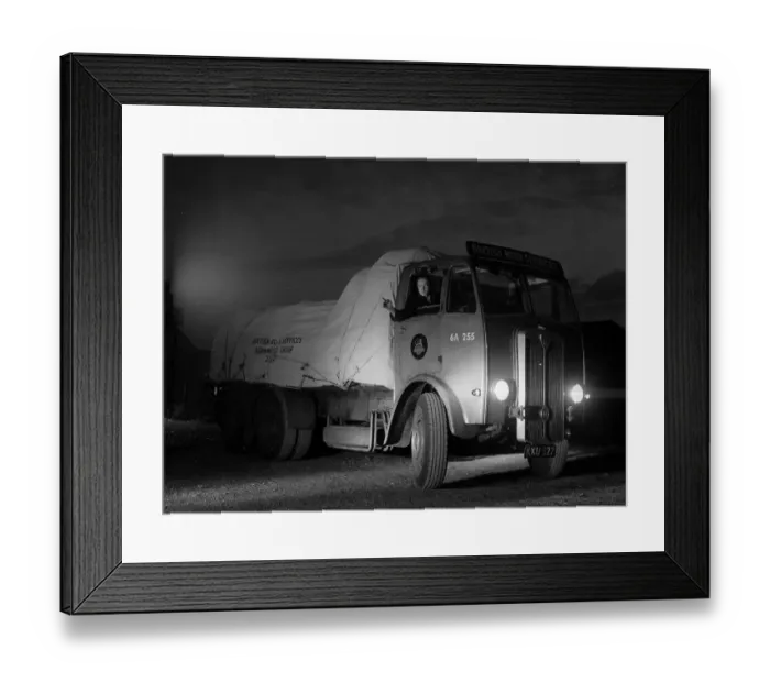 Framed Print : Lorry Driver Framed Print : Lorry Driver