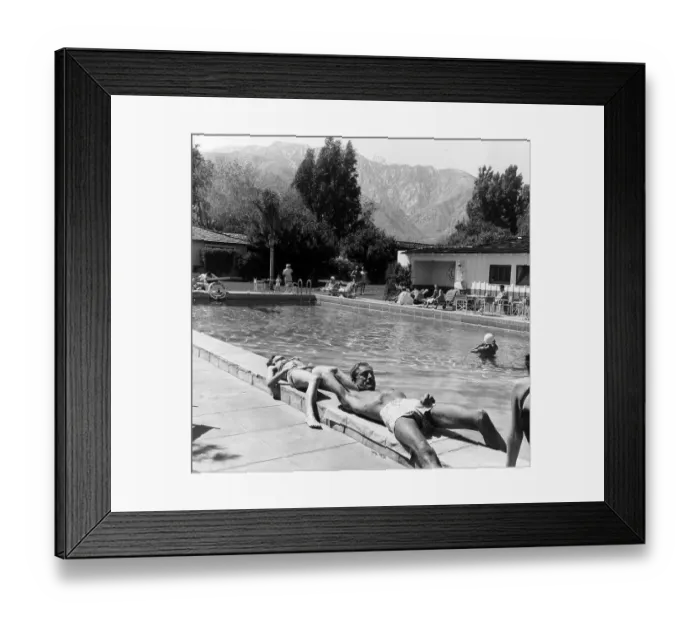 Framed Print : Hollywood Pool Framed Print : Hollywood Pool