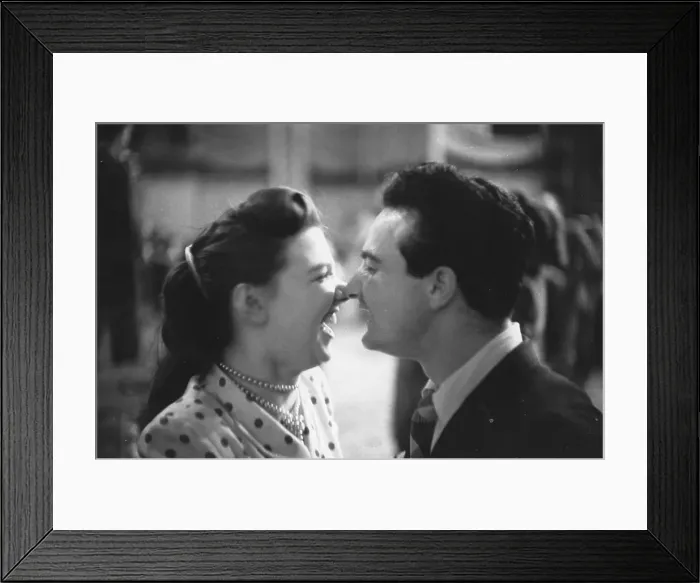 Framed Print : Laughing. A couple laughing at London's Lyceum dance hall Framed Print : Laughing. A couple laughing at London's Lyceum dance hall