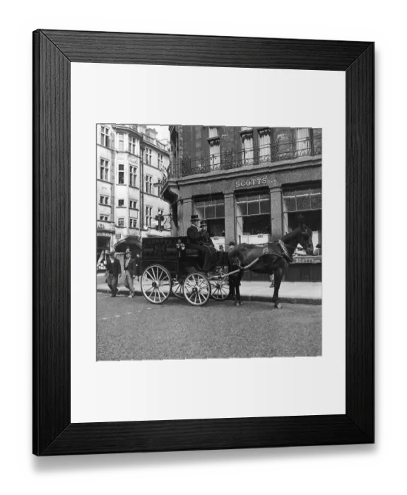 Framed Print : Scott's Hat Delivery