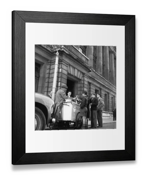 Framed Print : Ice Cream Man Framed Print : Ice Cream Man