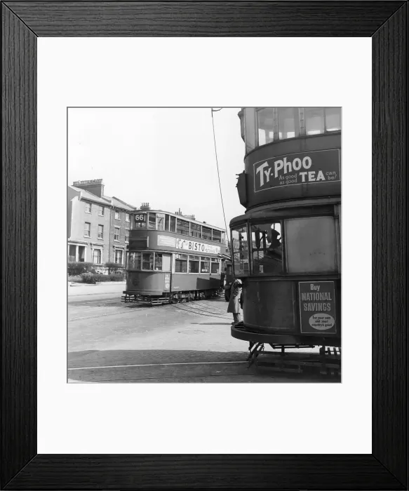 Framed Print : London Trams Framed Print : London Trams