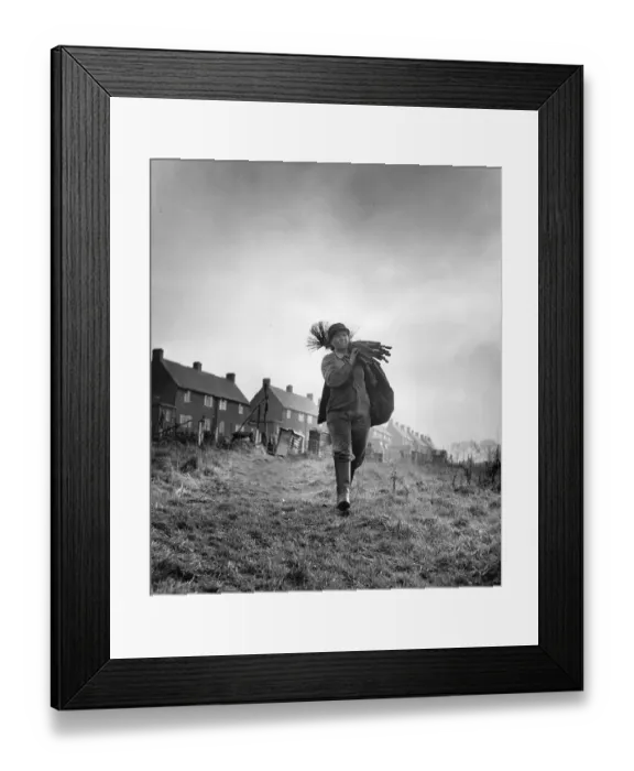 Framed Print : Woman Chimney-Sweep Framed Print : Woman Chimney-Sweep