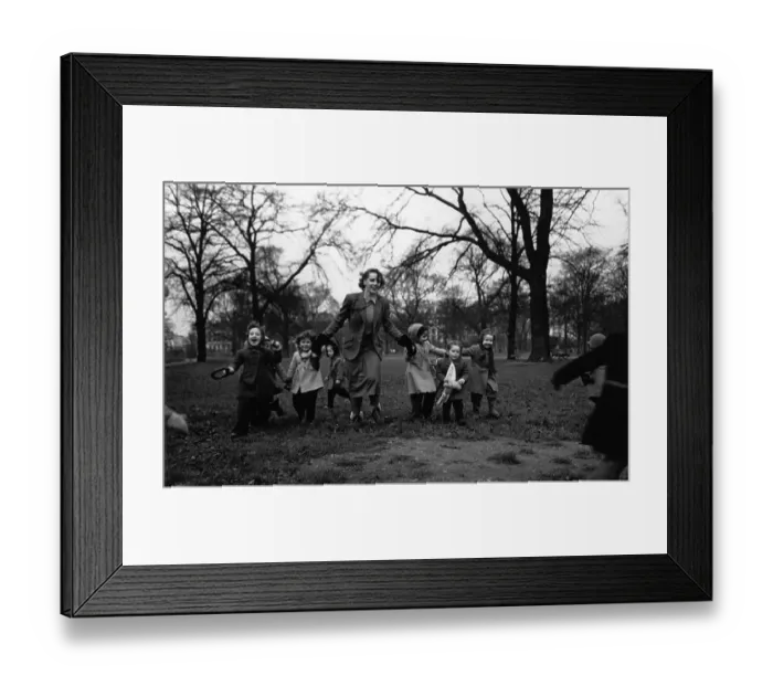 Framed Print : Children In The Park Framed Print : Children In The Park