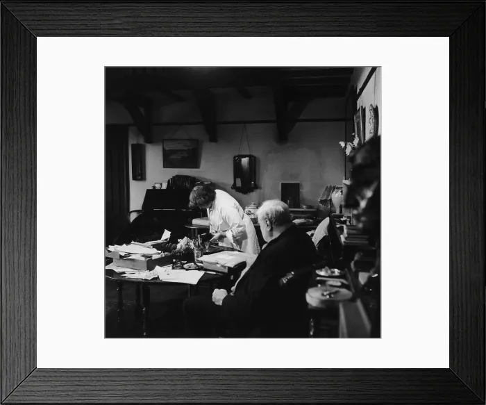 Framed Print : Vaughan-Williams At Home Framed Print : Vaughan-Williams At Home
