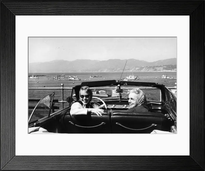 Framed Print : In Car In Hollywood Framed Print : In Car In Hollywood