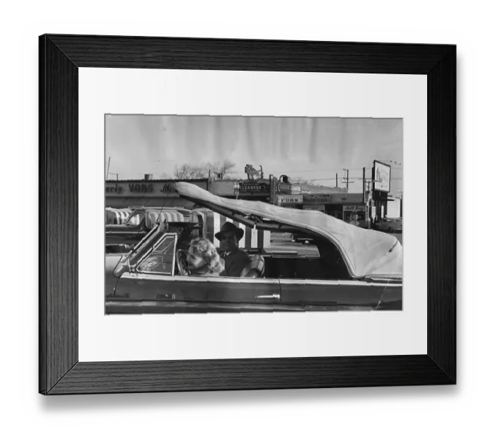 Framed Print : Open-Top Car Framed Print : Open-Top Car
