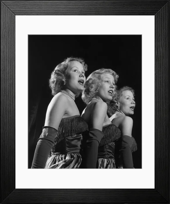 Framed Print : Beverley Sisters Framed Print : Beverley Sisters