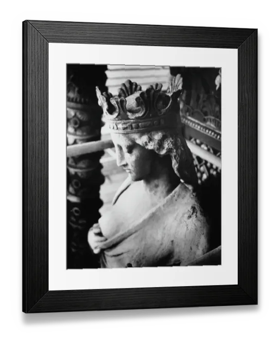 Framed Print : Crowned Figure Framed Print : Crowned Figure