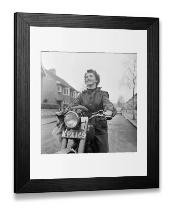 Framed Print : Motorcyclist Framed Print : Motorcyclist