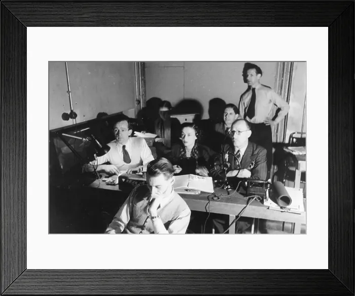 Framed Print : BBC TV Workers Framed Print : BBC TV Workers
