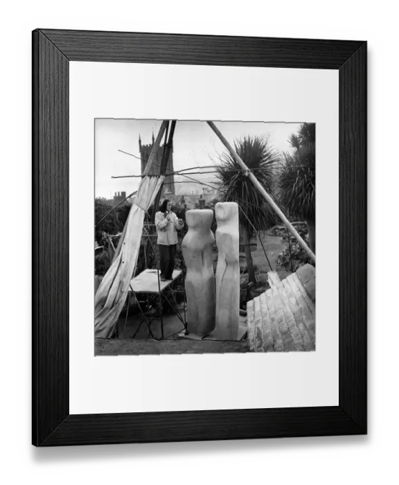 Framed Print : Hepworth At Work Framed Print : Hepworth At Work