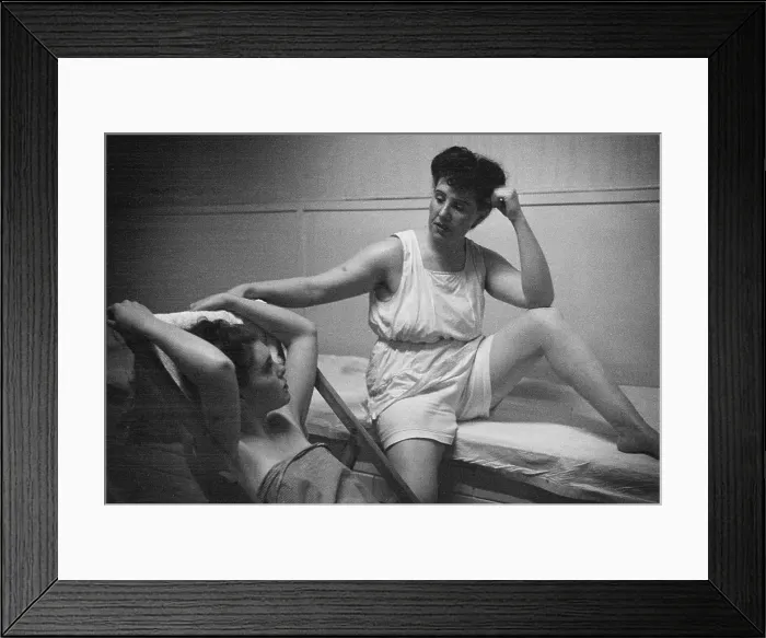 Framed Print : Ladies Turkish Bath