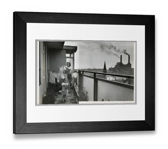Framed Print : Churchill Gardens Join-Up Framed Print : Churchill Gardens Join-Up