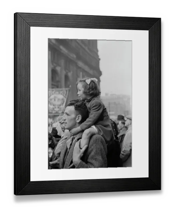 Framed Print : Manchester Street Parade, 1951 Framed Print : Manchester Street Parade, 1951
