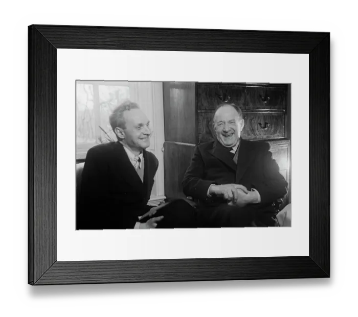 Framed Print : Stephen Spender & Walter de la Mare Framed Print : Stephen Spender & Walter de la Mare
