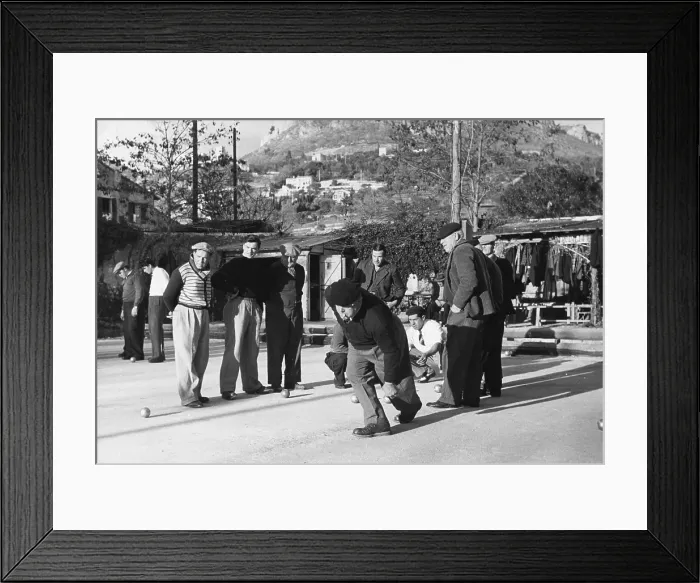 Framed Print : Boules In Provence Framed Print : Boules In Provence