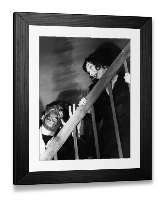 Framed Print : Mask Horror Framed Print : Mask Horror
